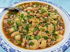 活海肠海胆盖浇饭-崴海渔村(虹梅路店)