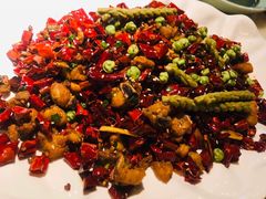 川椒辣子鸡-绿茶餐厅(西单老佛爷店)