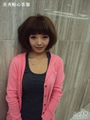 可爱荷叶发型-美秀造型