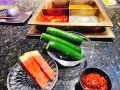 黄瓜蘸酱-王家渡火锅店(棕榈泉店)