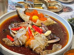 -草家酱蟹炭火烤肉店(珲春南路一店)