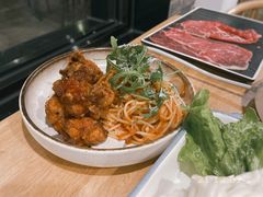 胡同炸鸡意面-自如ZSPACE四合院艺术餐厅
