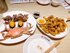 炸蛎黄-小船渔村•大连菜•大连焖鱼(黄河路店)