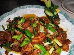 小炒野猪肉-蔼若春.传承三十年云南菜(金碧公园店)