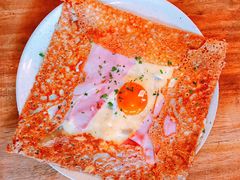 巴黎火腿鸡蛋芝士蘑菇可丽饼-RAC BAR(安福路店)