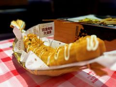 肉松奶油大油条-在老街·淮安大排档·甜麻干煸龙虾·烧烤(河下古镇店)