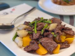 香芒爆牛肉-富黎华海鲜大酒楼(正大广场店)