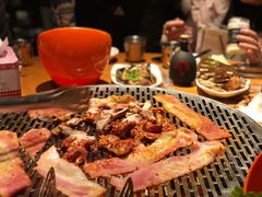 烤五花肉-老安火盆烤肉(金寨路店)