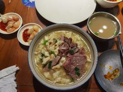 普通羊肉泡馍-老兰家传统烧烤炒菜泡馍(小南门店)