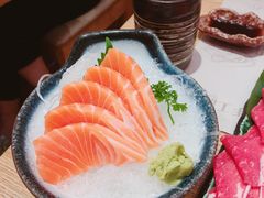 白三文鱼刺身-林妈妈村·日式料理(宝山万达店)