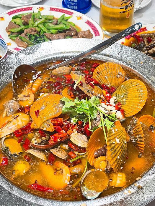 金多鱼大排档·烤鱼·烧烤·宵夜(江南水都店)发财甜麻海鲜锅图片