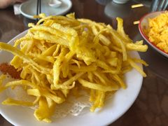炸山参-崂山水果园农家宴(泉水鸡店)