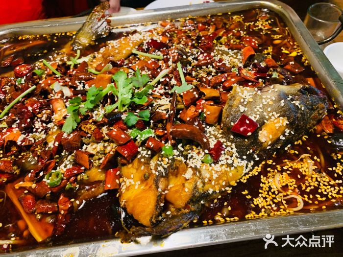 三喜龙虾(鞍山路店)香辣烤鱼乌江鱼图片