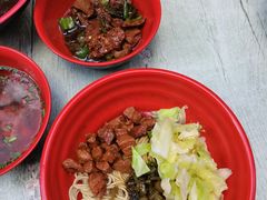 辣肉咸菜拌面-小无锡面馆