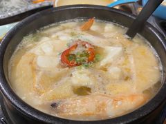 海鲜豆腐汤-明洞阿姨·韩式酱蟹烤肉·创意料理(三元桥店)