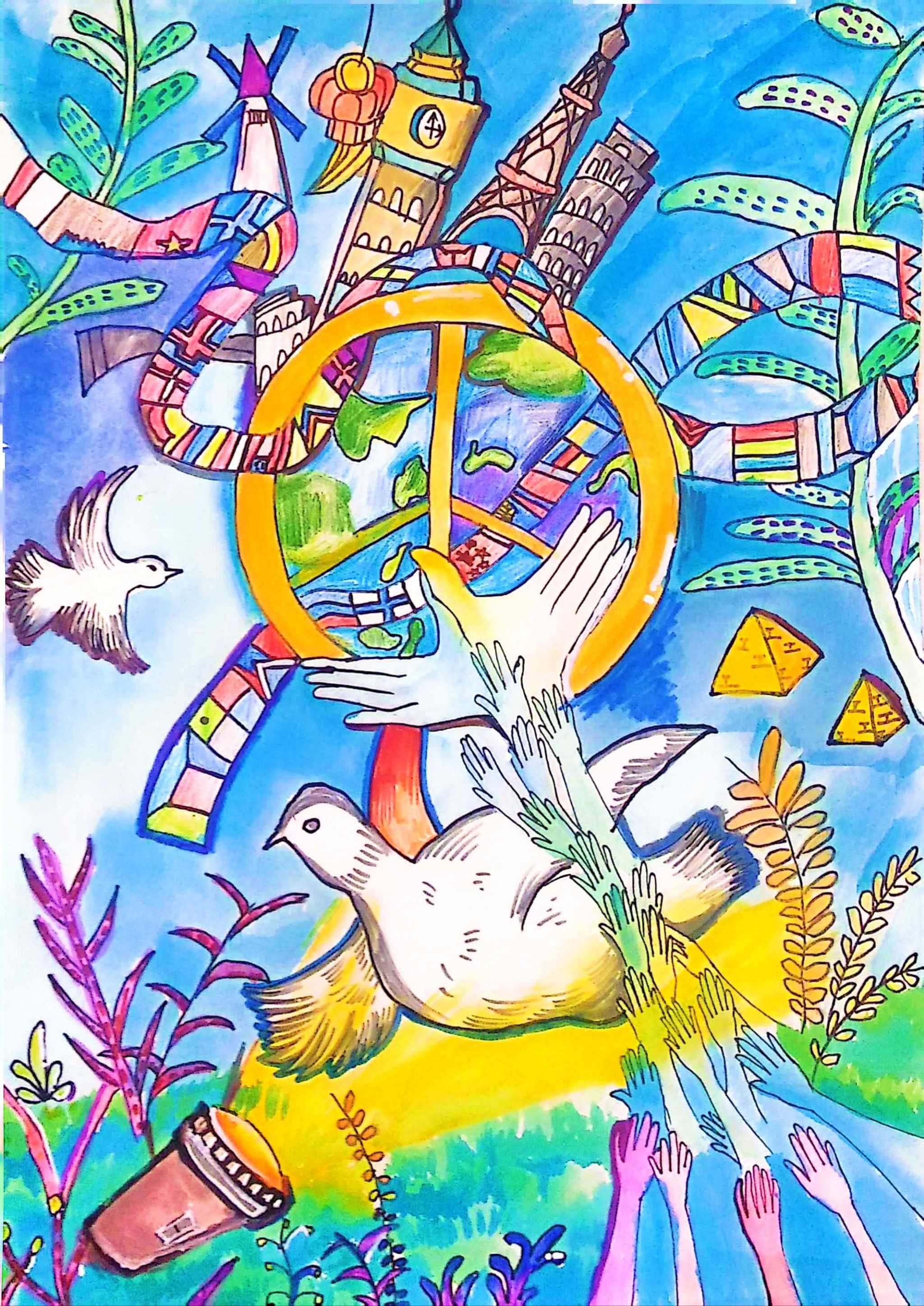 可爱,童趣
学画画的孩子会越来越自信💡
每完成一幅作品🧩都