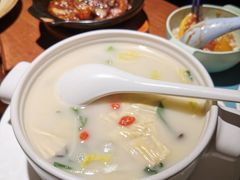 无油鱼汤腐竹煮时蔬-大树餐厅(益田假日店)