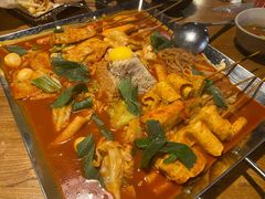 鱼饼火山炒年糕-包装马车·韩国料理·포장마차