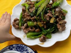 菜心炒鸡杂-汤氏美食台山水步特色黄鳝饭(龙津东路店)