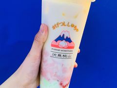 招牌草莓大福奶茶大杯-伏小桃(雁塔MOMOPARK店)