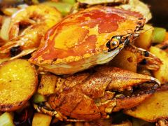 香辣蟹炒菜-秦记香辣蟹(松榆里店)