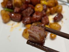 杏鲍菇彩椒牛肉粒-頂好酒家·经典粤菜(海信广场店)