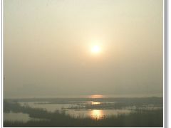 DSCN3417标间窗外观日出-镇江润扬大桥酒店