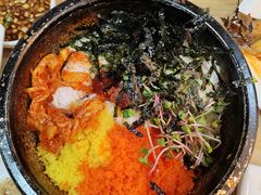 石锅鱼籽拌饭-海兰江石锅饭(水上店)