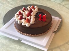 巧克力奶油蛋糕-红宝石·鲜奶小方·海派西点房(南丹店)