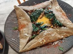 法式布列塔尼荞麦蘑菇菠菜煎饼早-The Rug Cafe(王府中环店)