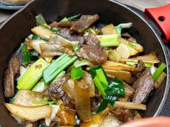 菌菇炒牛肉-云海肴·汽锅鸡·云南菜(领展购物广场·中关村店)