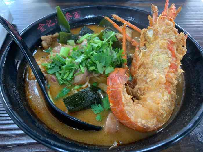 金记沙茶面(晋江店)-"跟泉州的比差距蛮大.龙虾套餐里的龙虾有一..."-