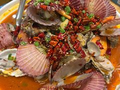 -海派美食·家宴海鲜青岛菜·石锅鲽鱼头(东方城店)