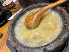 石锅小煮鲜杂菌-敏珠拉姆藏餐·南京厨房(富春江东街店)