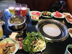 -九寸花汀海鲜烤肉自助(中东迪克店)
