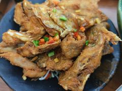 煎焗鱼头-轩记海鲜餐厅·四十五年老字号·经典粤菜(西区彩虹店)