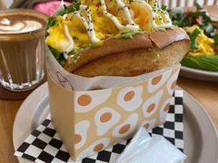 牛油果鲜虾三明治-echoes coffee回响咖啡(红山店)