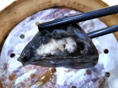 酷黑至尊～鱼肉汤包-老盛昌(胶州店)
