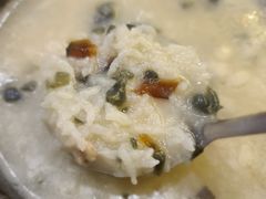 皮蛋瘦肉粥-宝记烧烤·碳锅羊肉·羊蝎子火锅·夜食社(文体路创始店)