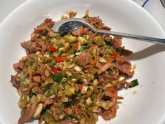 酸豆角鸡胗-兰湘子·湘菜小炒(济南领秀城店)