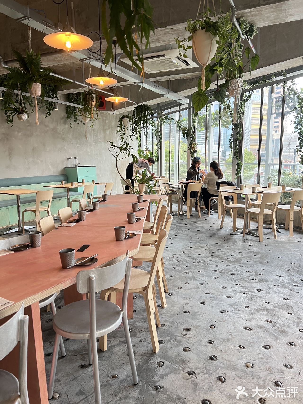 在上海！jujuju漂亮的花园窗景餐厅！