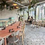 在上海！jujuju漂亮的花园窗景餐厅！