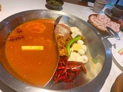番茄鸳鸯锅-梯坎老火锅(天禧店)