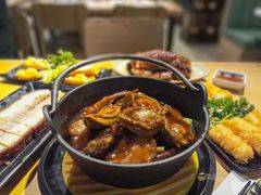 乾鮑魚掌翼煲-裕.鹅庄