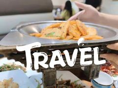 干锅土豆片-晚归月亮湾私家菜(临邑路店)