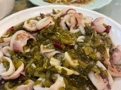 酸菜炒鱿鱼-温岭人家(红花北路店)