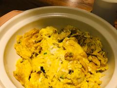 鸡蛋蛤肉炒韭菜-船歌鱼水饺(淄博万象汇店)