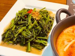 秘制虾酱炒空心菜-帕蓝·暹罗料理(曲阳店)