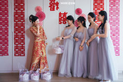 -桃子造型婚纱礼服(凤起广场店)