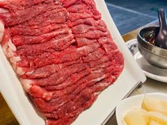 水爆手切精选羊腿肉-京门老爆三·铜锅涮肉 爆肚(望京店)